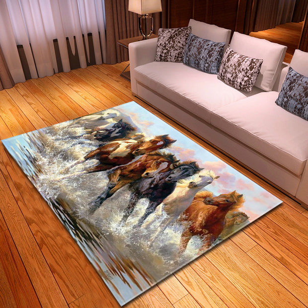 Animal Anti-slip Large Carpet