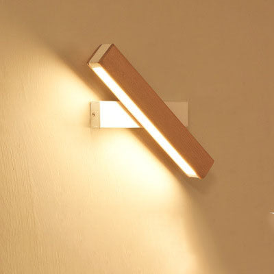 Modern Wooden LED Wall Lamp