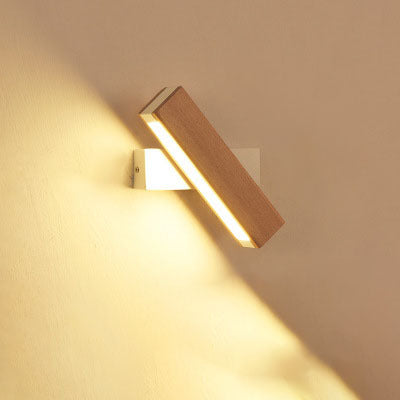 Modern Wooden LED Wall Lamp